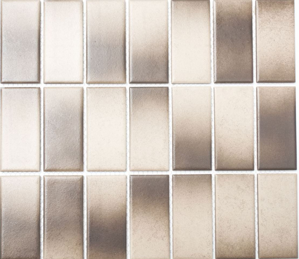 Keramikmosaik CD 294 29,5x33,5 cm mix braun/beige
