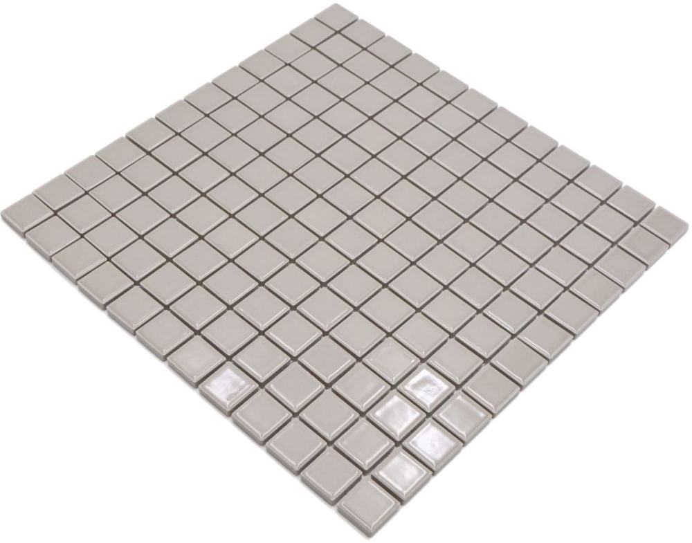 Mosaico quadrato uni fango ceramica lucida