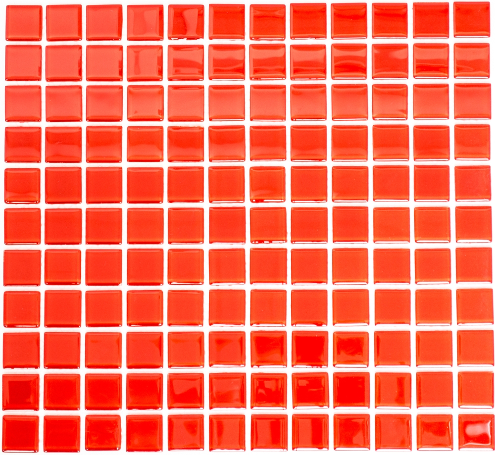 Mosaico de vidrio rojo fuego revestimiento bano azulejo cocina backsplash - 60-0904