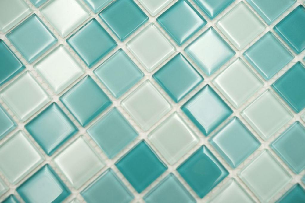 Glasmosaik pastellgrün hrün Schwimmbadmosaik Poolmosaik Bad - 62-0602