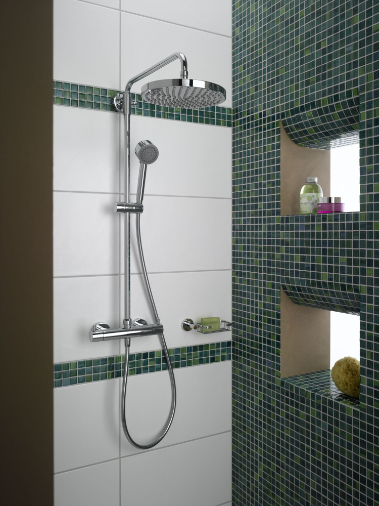 Carreaux de mosaique Mosaique de verre Vert clair Vert petrole Carre Crystal