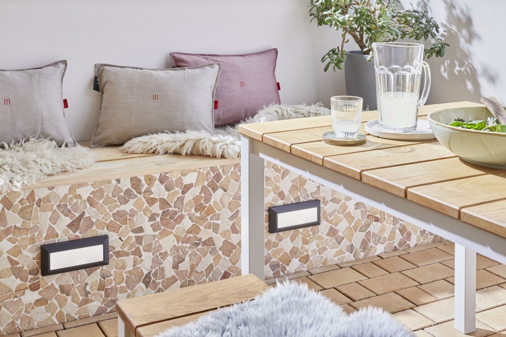 Mosaique brisee Ciot mix RossoCream Marbre aspect brise beige rouge mat