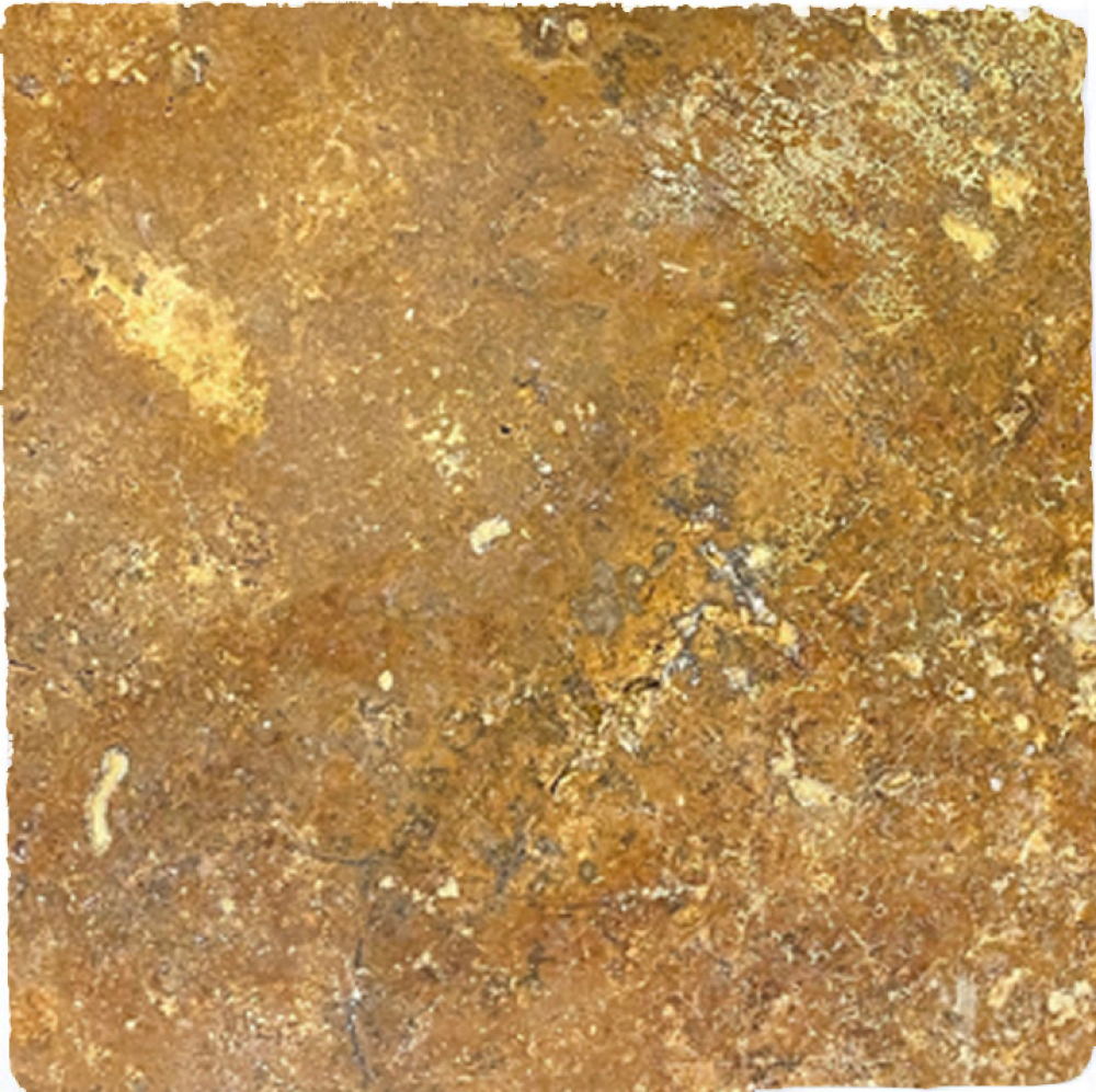 Carreau Gold Antique Travertin jaune mat R9C