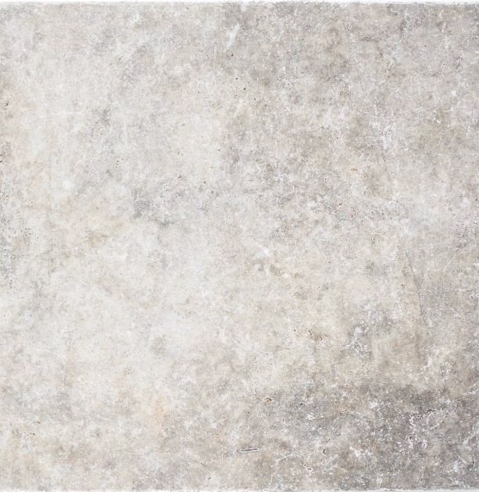 Carreau en pierre naturelle Travertin Marbre antique blanc gris Carreau beige argent F-45-47030