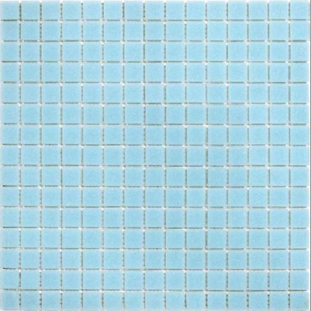 Mosaico de vidrio azul claro para piscina