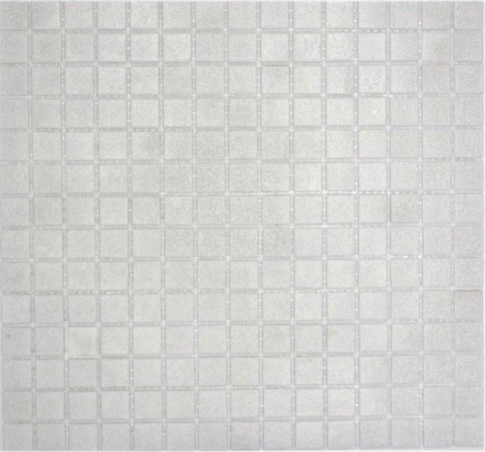 Schwimmbad Mosaik Fliese Poolmosaik Glasmosaik Altweiss Hellgrau Cream