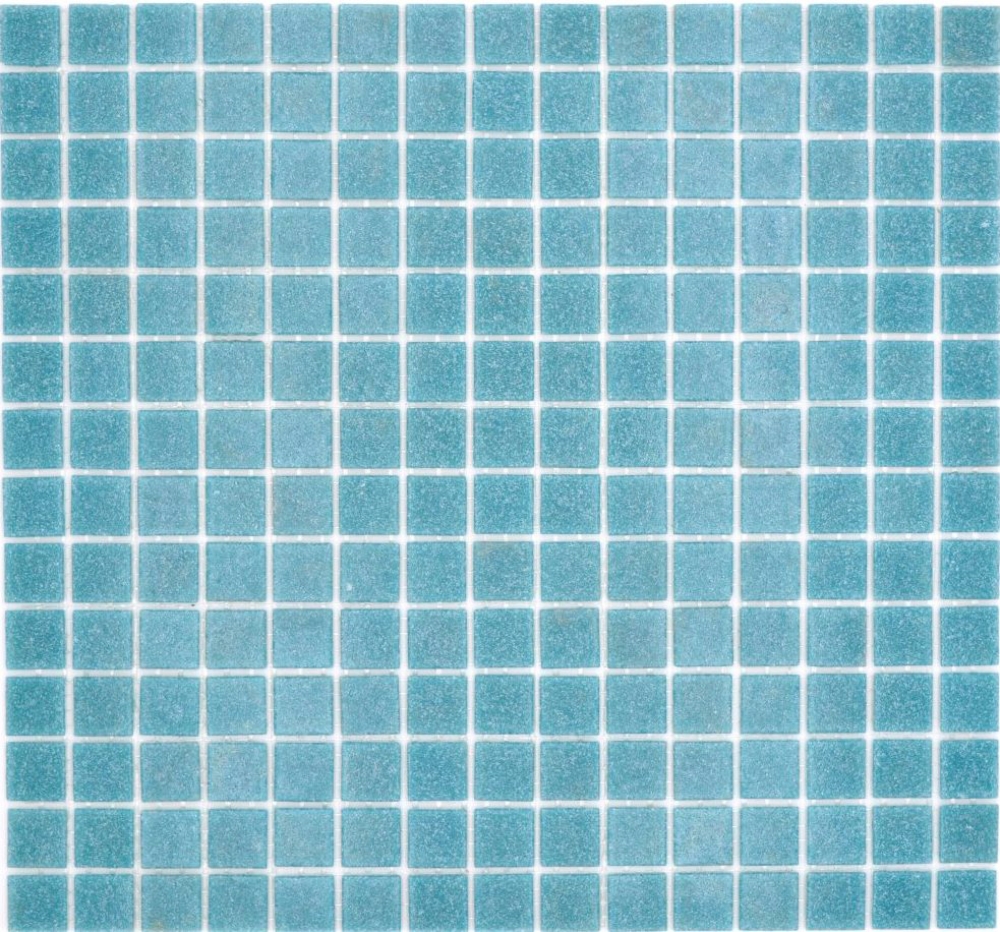 Schwimmbad Mosaik Fliese Poolmosaik Glasmosaik Pastell Blau Türkis - 200-A52