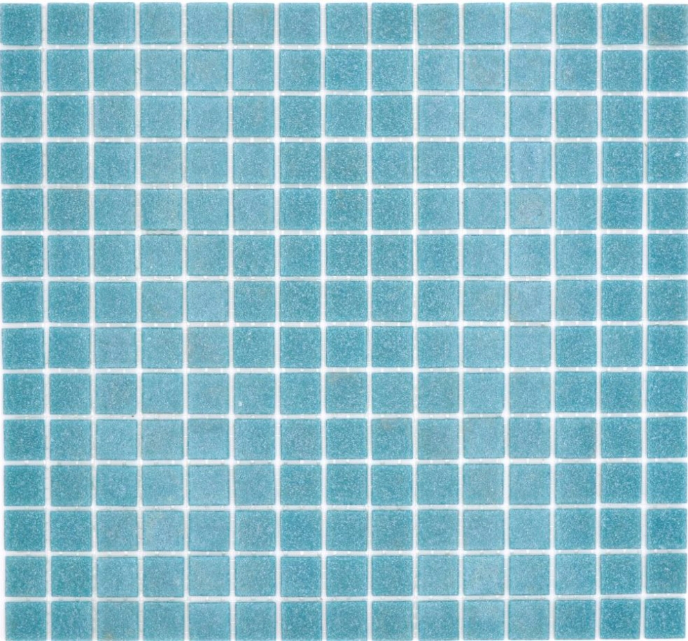 Schwimmbad Mosaik Fliese Poolmosaik Glasmosaik Pastell Blau Türkis - 200-A52