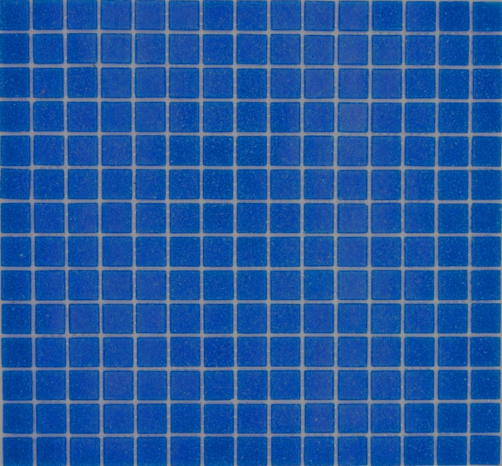 Mosaico de vidrio cuadrado uni azul oscuro papel aglomerado piscina mirada brillante