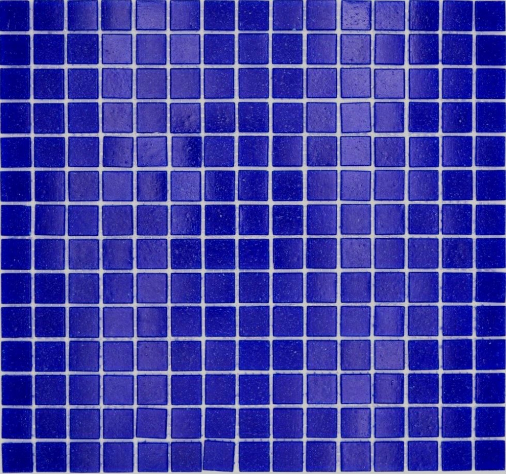 Schwimmbad Mosaik Fliese Poolmosaik Glasmosaik  Ultramarinblau Dunkelblau Spots