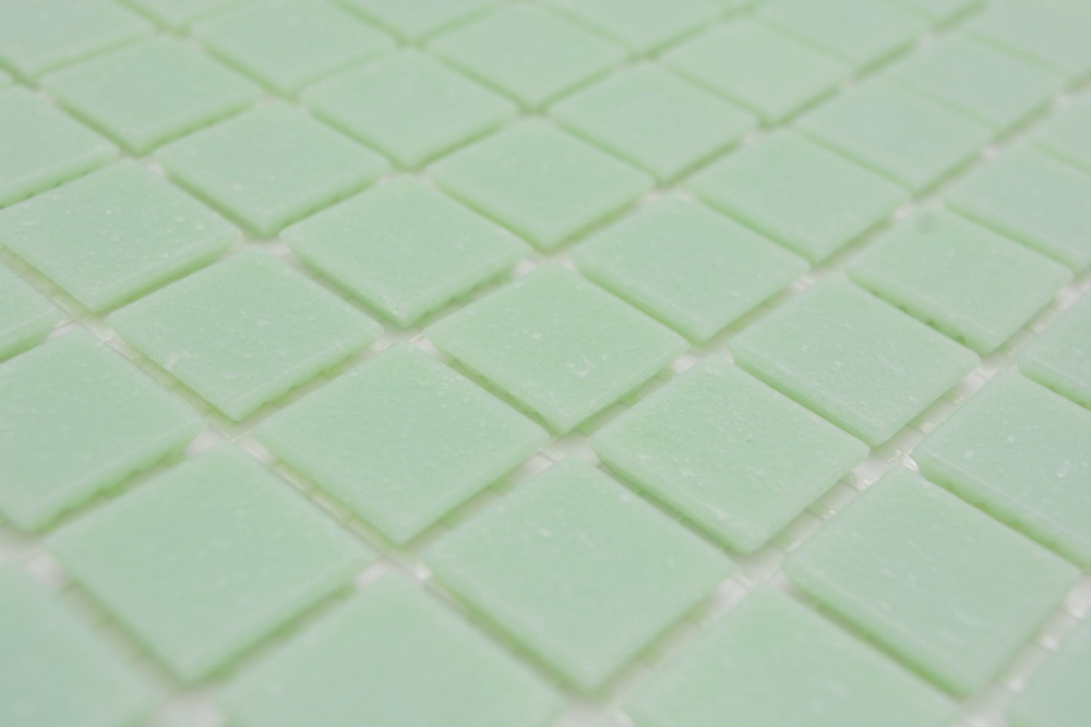 Mosaique de piscine Mosaique de verre Vert clair Vert pastel Spots