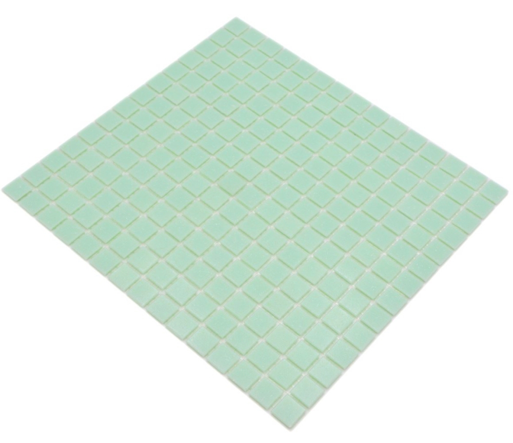 Mosaique de piscine Mosaique de verre Vert clair Vert pastel Spots