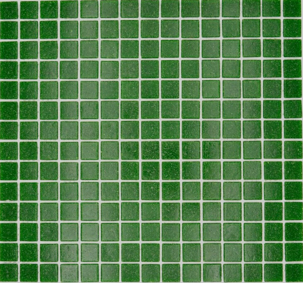 Schwimmbad Mosaik Fliese Poolmosaik Glasmosaik Dunkelgrün Flaschengrün Spots