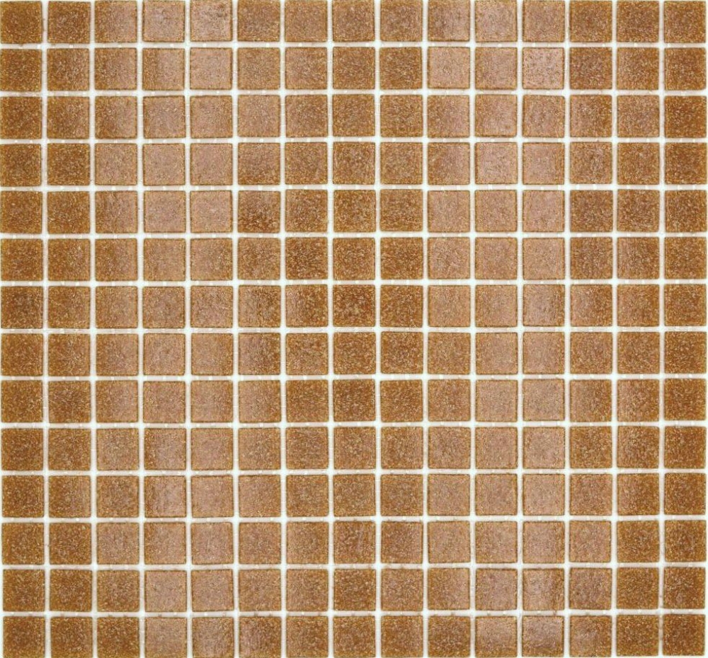 Schwimmbad Mosaik Fliese Poolmosaik Glasmosaik Braun Spots