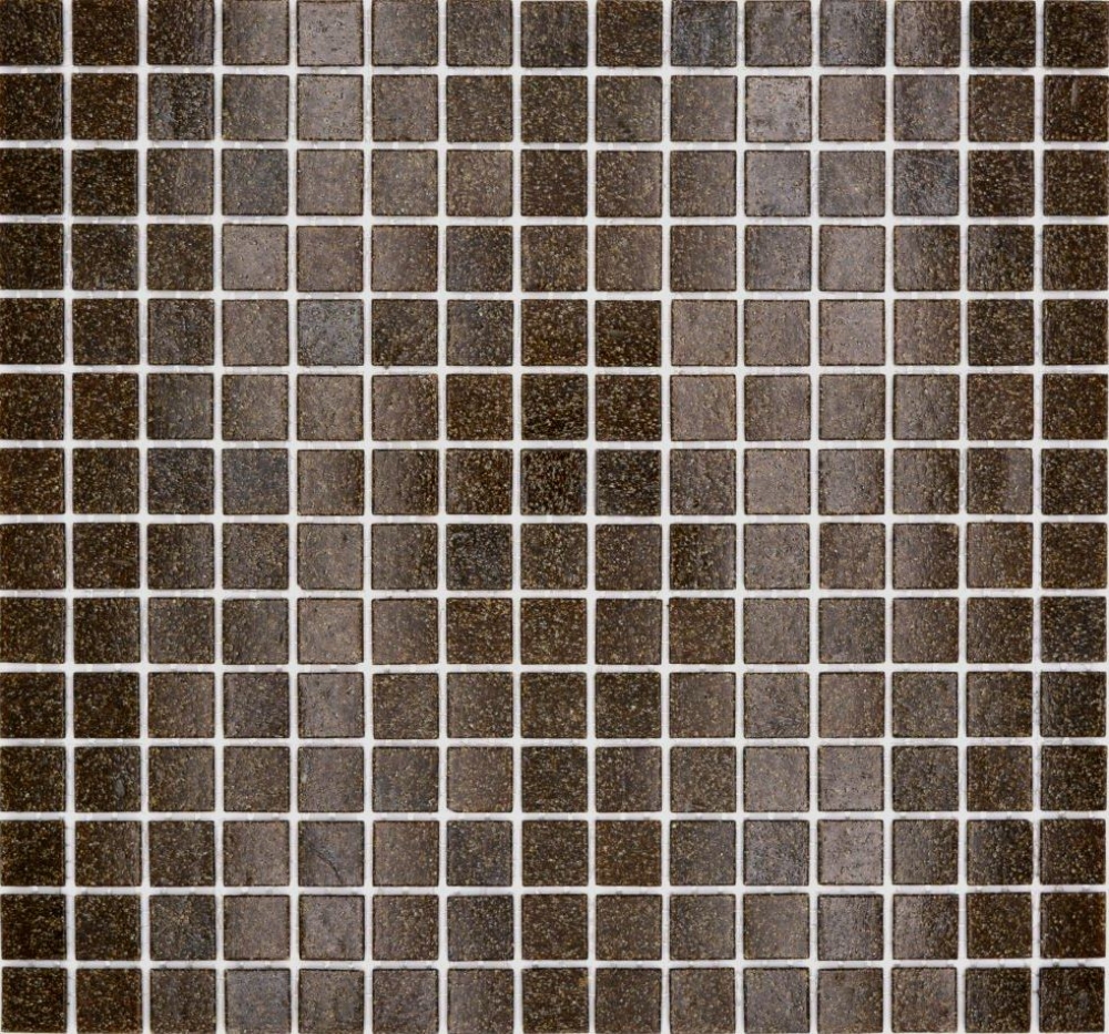 Mosaique de piscine Mosaique de verre Marron fonce Spots