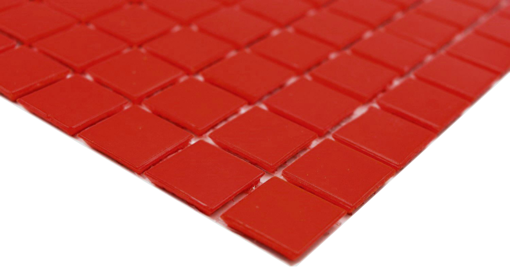 Schwimmbad Mosaik Fliese Poolmosaik Glasmosaik Rot