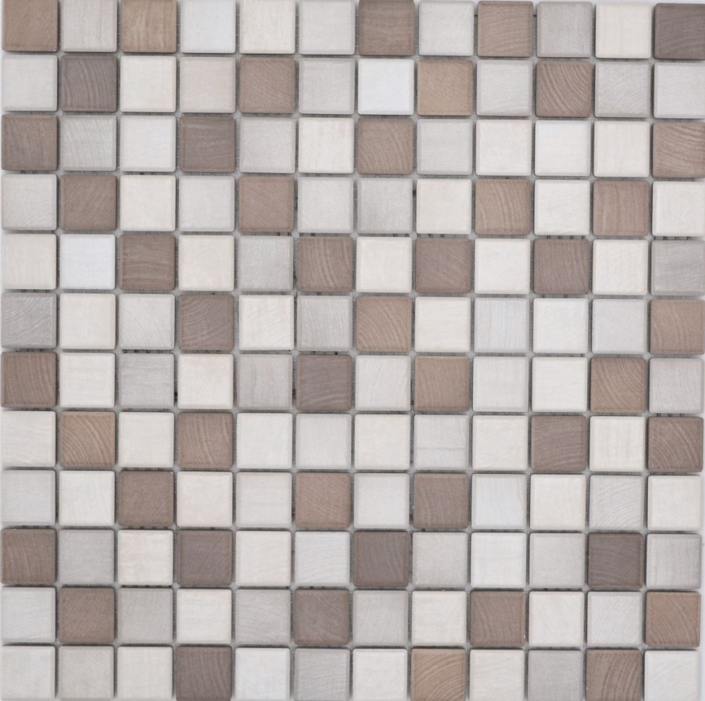 Jasba SENJA PURE Mosaik Keramik Steinzeug wood-mix matt Holzoptik Küche Bad Dusche JB05