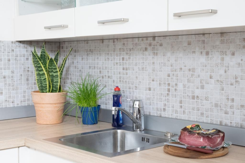 Diseno mosaico aspecto ceramica gris mate - 10 tapetes mosaico