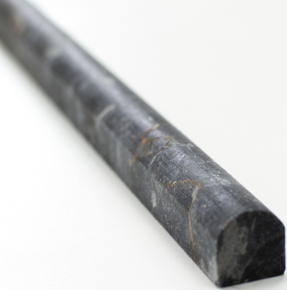 Pencil Profil Borde Bordüre Marmor Naturstein Antik Nero anthrazit dunkel schwarz PENC-43315