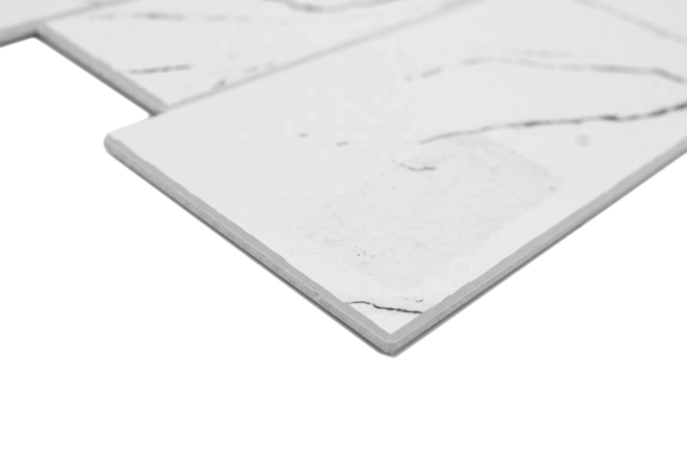 Tile Self-adhesive Hexagon Vinyl UNI WHITE Hexagon look white matt
