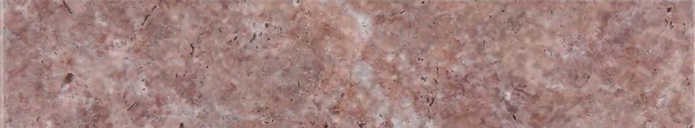 Base de Travertino Antiguo Rosso, Rojo Mate