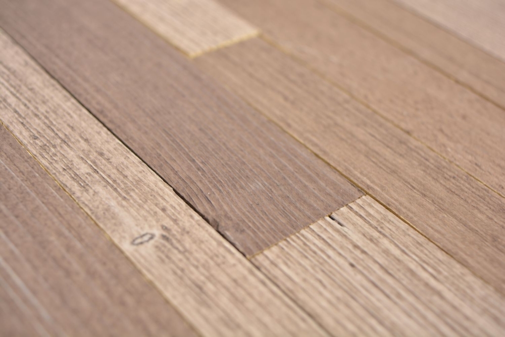 selbstklebende Echtholz Paneele Verbund Braun Beige Holzwand Fliesenspiegel Küchenrückwand - 170-PW1