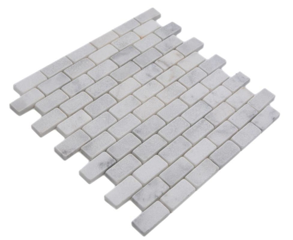 Mosaico Ladrillo Ibiza Blanco Antiguo Marmol ladrillo visto blanco mate R9C