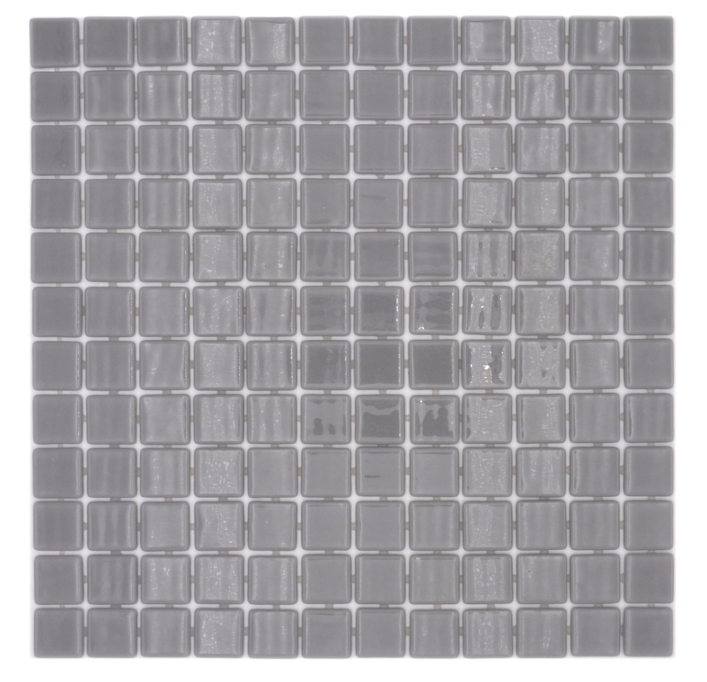 Mosaikfliese Poolmosaik Schwimmbadmosaik Grau Betongrau Dusche Wand SPAIN - 220-25108U