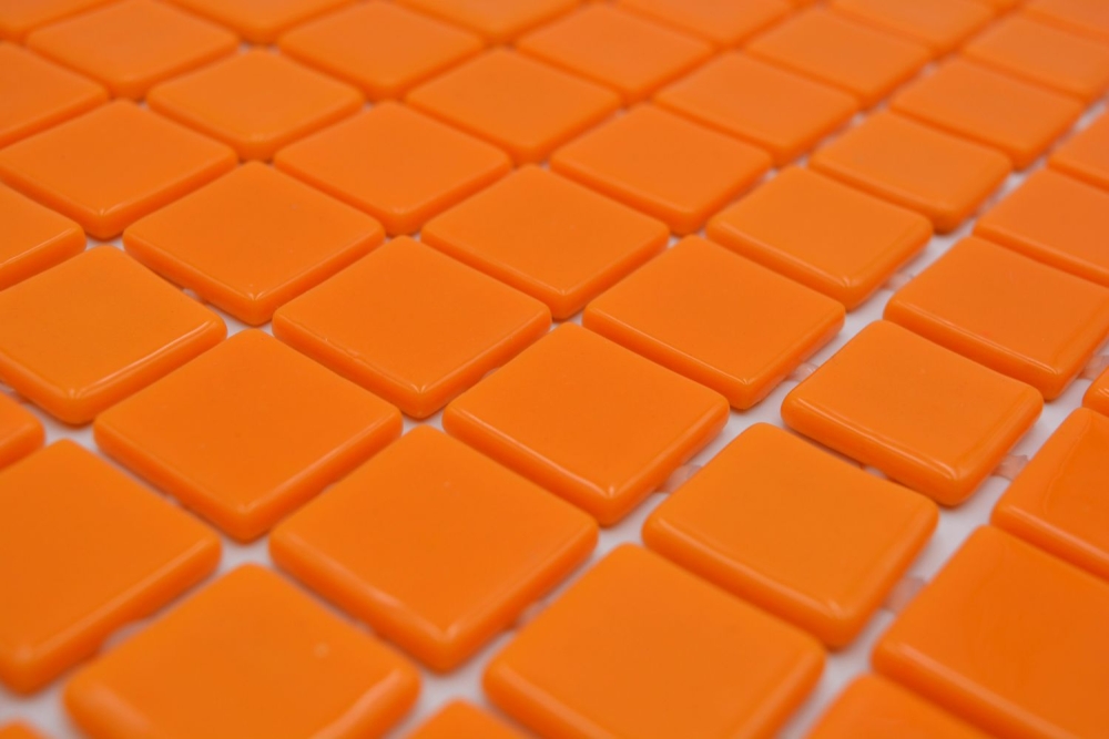 Mosaikfliese Poolmosaik Schwimmbadmosaik orange - 220-P25820