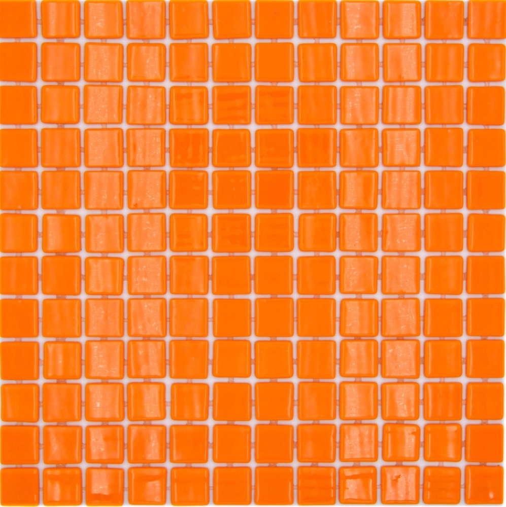 Mosaikfliese Poolmosaik Schwimmbadmosaik orange - 220-P25820