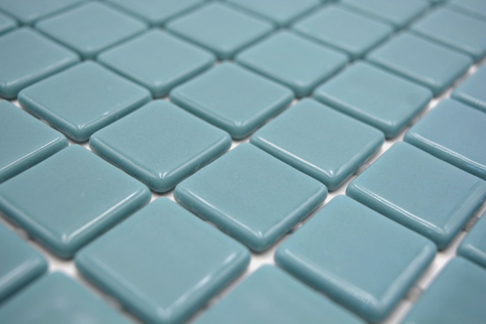 Mosaikfliese Poolmosaik Schwimmbadmosaik Türkis Pastell grün Dusche Wand SPAIN - 220-25832U