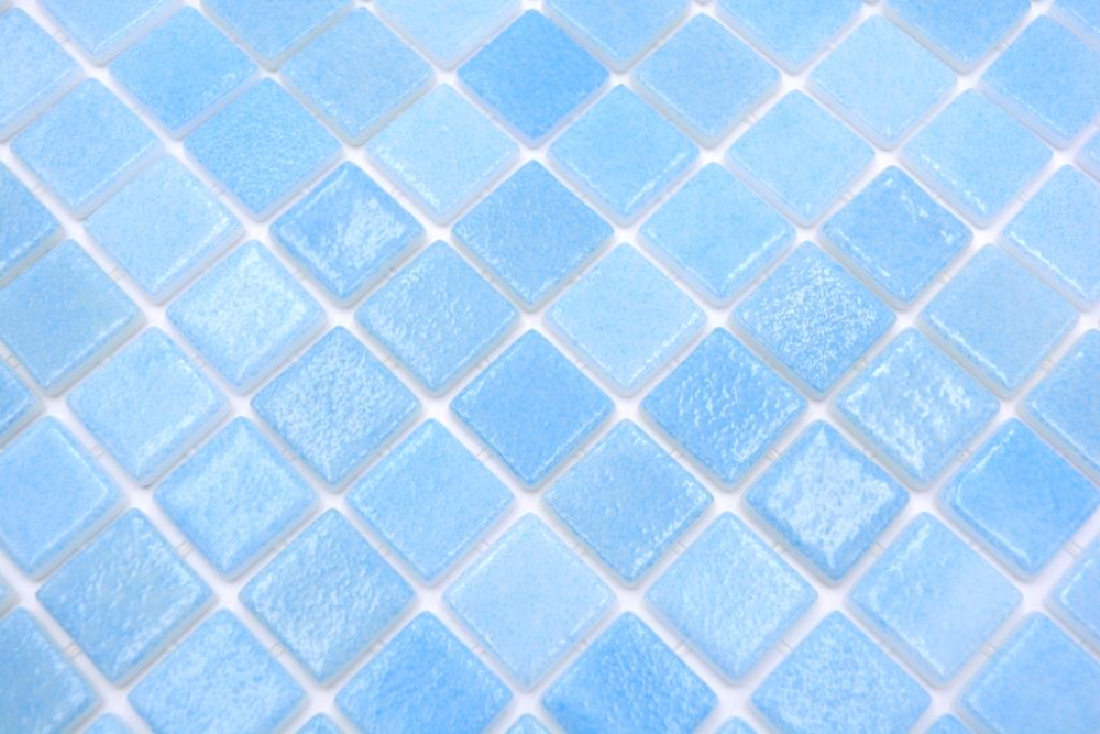 Mosaikfliese Poolmosaik Schwimmbadmosaik Ocean blau Badezimmer Dusche - 220-501R