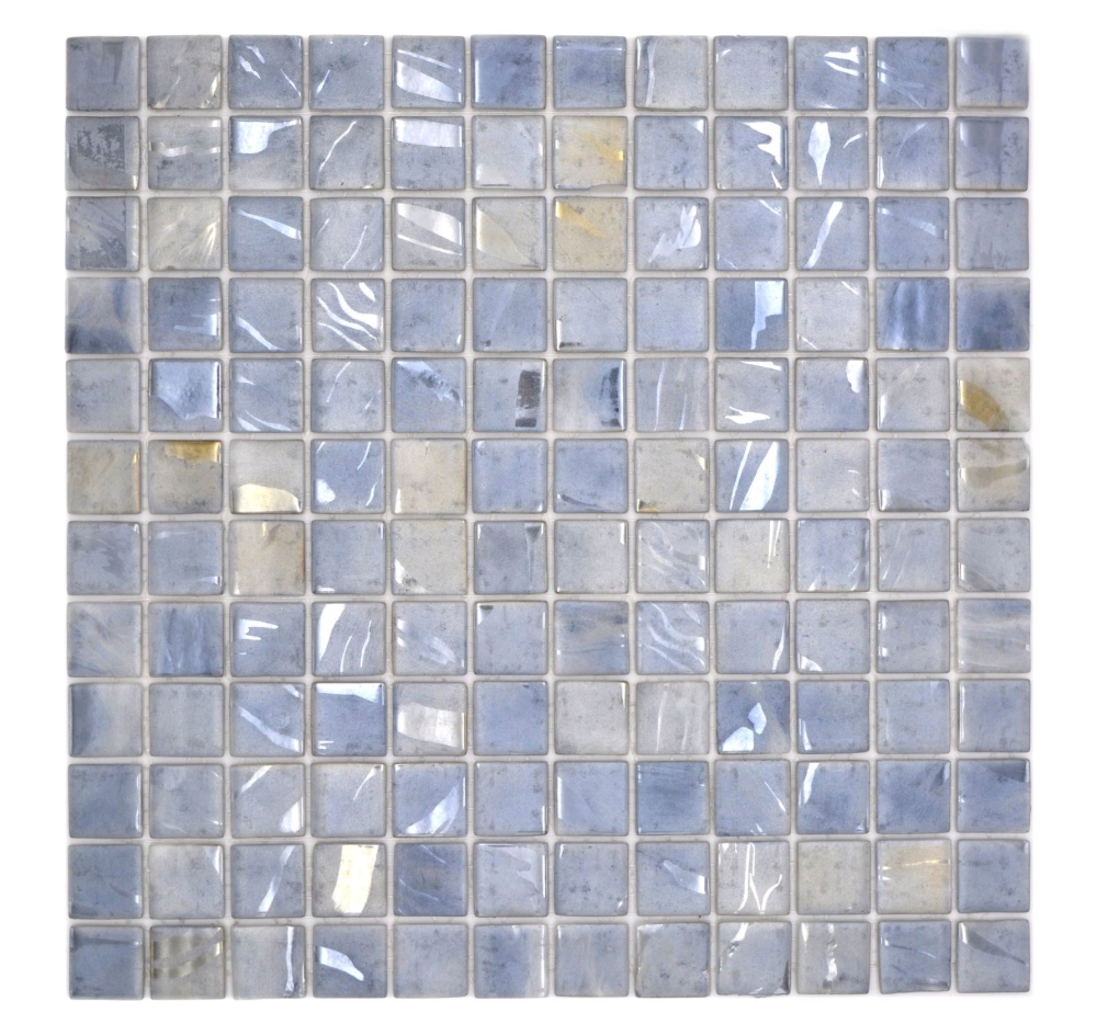 Mosaic tile, pool mosaic, swimming pool mosaic, doves, grey, blue, beige tones