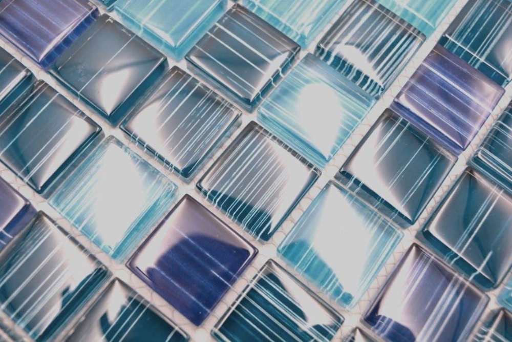 Mosaique de verre Borde Ocean Blau Style Carrelage 74-0409