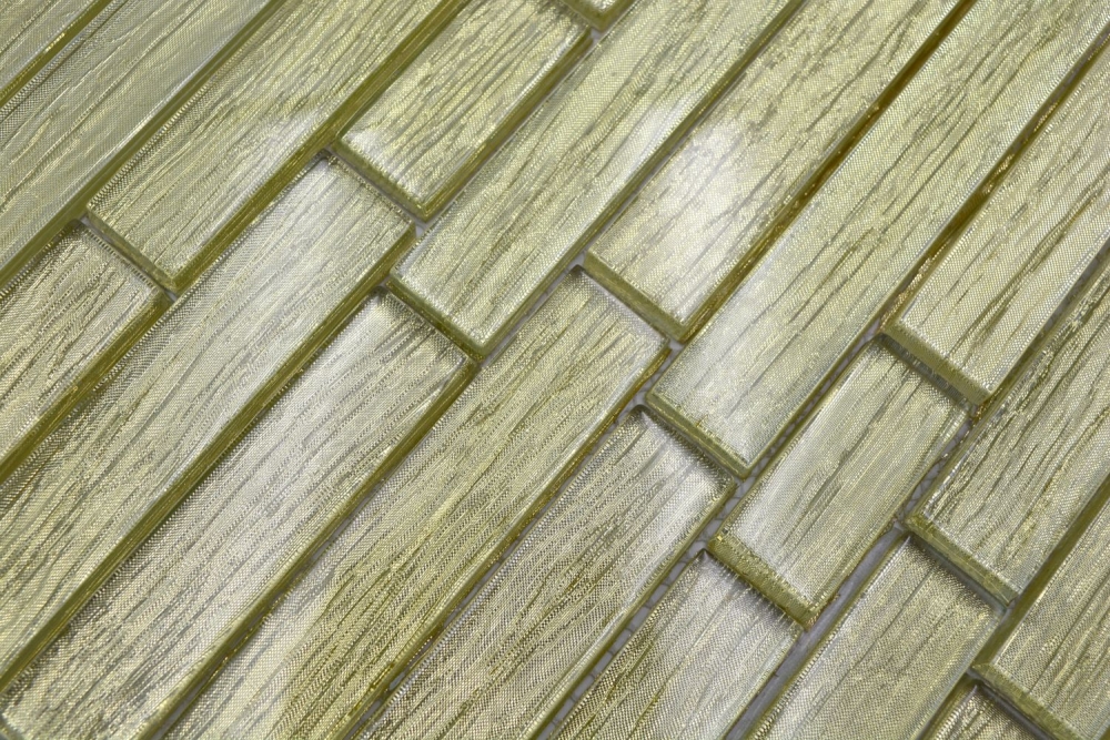 Mosaik Verbund Glasmosaik Chic gold Transluzent Verbundoptik glänzend