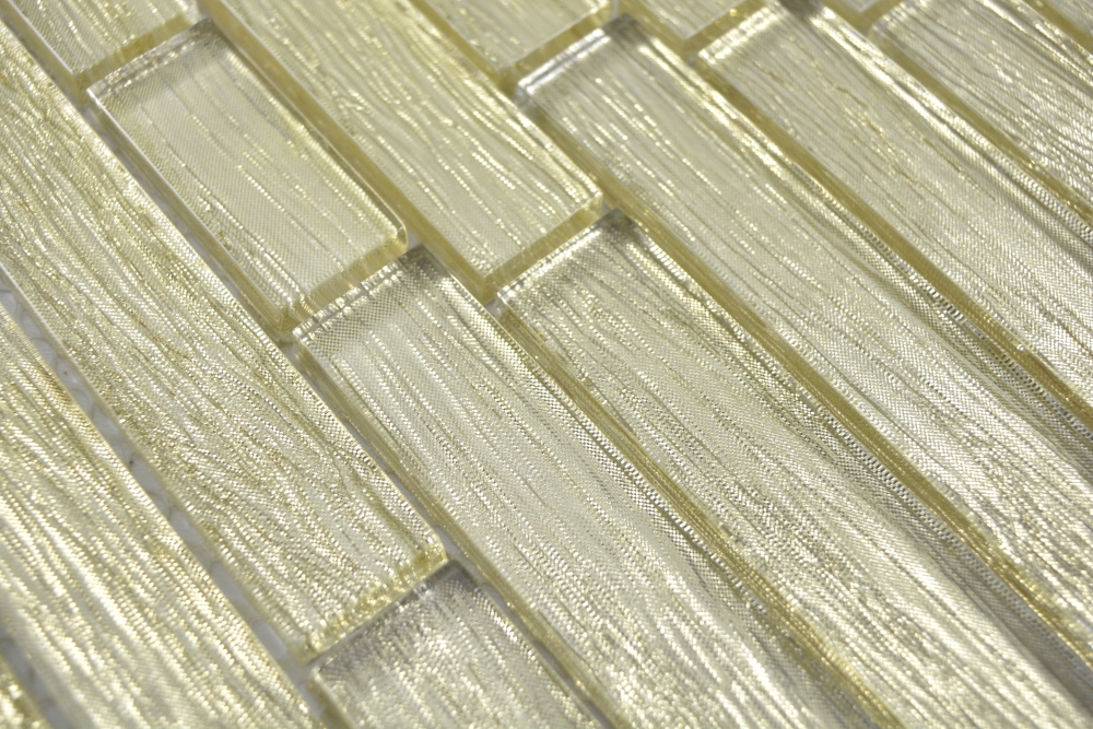Mosaik Verbund Glasmosaik Chic gold Transluzent Verbundoptik glänzend