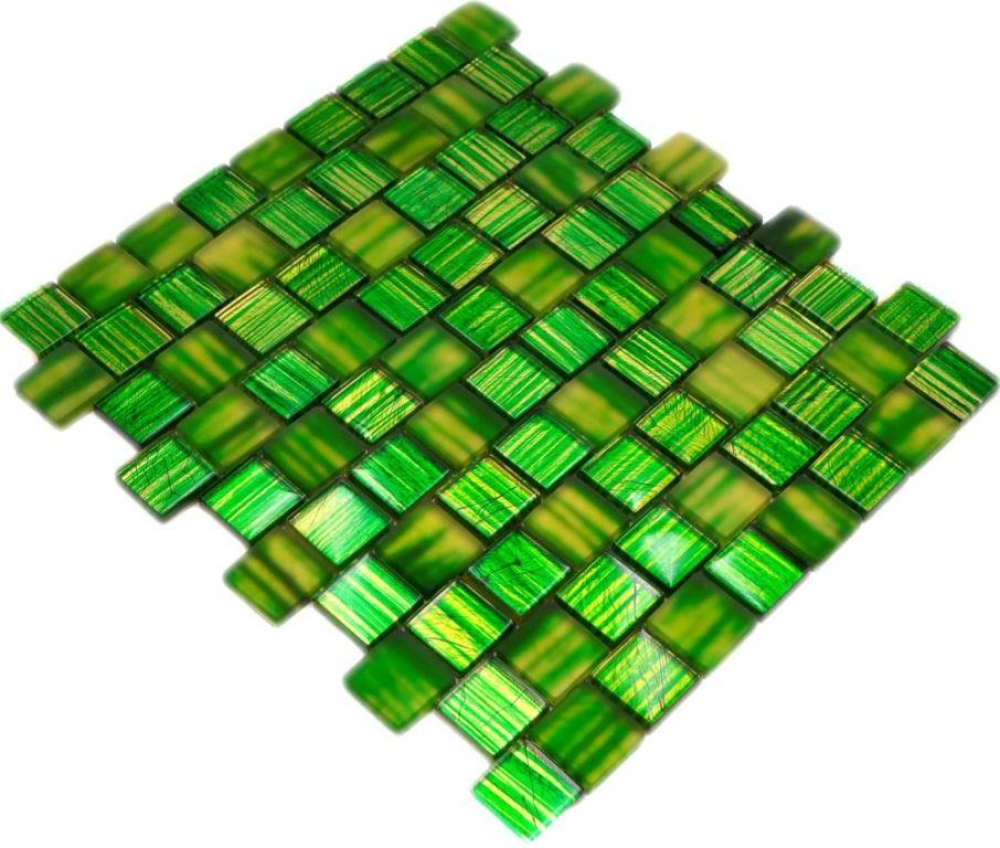 Mosaique de verre assemblage de mur jaune givre verre laiteux clair mat mur cuisine - 78-CF83 - Kopie