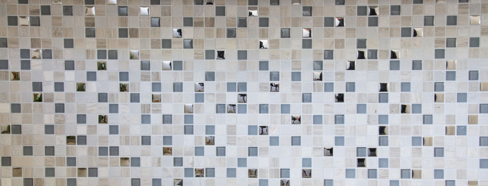 Piedra natural rustico mosaico de azulejos de vidrio de mosaico de marmol luz gris plata beige esmerilado azulejos de vidrio backsplash pared cocina cuarto de bano WC - 92-HQ20
