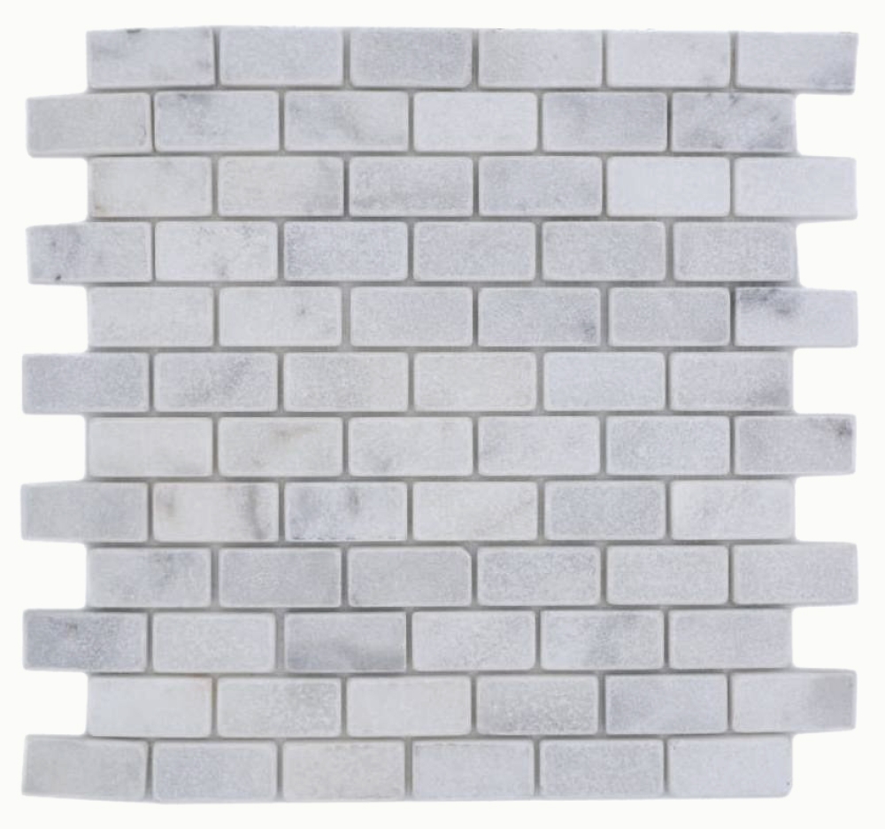 Mosaico Ladrillo Ibiza Blanco Antiguo Marmol ladrillo visto blanco mate R9C