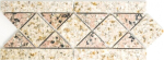 Mosaikfliesen Bordüre Bordüren Borde Naturstein Sand Rosso beige rose 850/BT