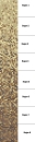Glasmosaik Farbverlauf beige braun dunkelbraun Duschwand Bad Mosaikfliesen Shading Blend