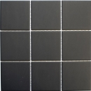 Mosaico de ceramica antideslizante mosaico negro sin esmaltar 14-CU922