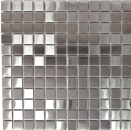 Mosaik Fliese Edelstahl Silber Stahl Gebürstet Küchenwand Badfliese Mosaikmatte - 129-23D