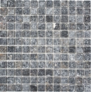 Marmor Mosaik Natursteinmosaik anthrazit Nero Antique Marble 36-0306-A