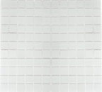 Mosaico blanco optico translucido cristal blanco mate - 10 hojas de mosaico