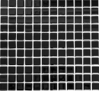Mosaico de vidrio negro brillante azulejo espejo de pared bano azulejo espejo - 60-0304