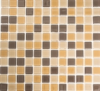 Glasmosaik Braun Beige Ocker Fliesenspiegel Wandfliese Küchenfliese Bad - 62-1302