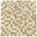 Mosaique de verre Pierre naturelle brun clair beige irise 92-1213