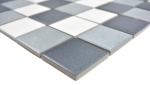 Mosaique Carre mix gris Ceramique mate R10B