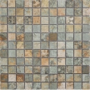 Keramikmosaik Feinsteinzeug beige braun graugrün matt Wand Boden Küche Bad Dusche  - 18-25CB